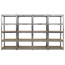 Racking Unit 5 Shelf 150kg Capacity Per Level - Set of 4