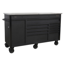 Superline PRO® Mobile Tool Cabinet with Power Tool Charging Drawer 1600mm