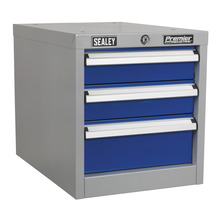 Sealey Premier Industrial™ Triple Drawer Unit for API Series Workbenches