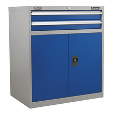 Sealey Premier Industrial™ Industrial Cabinet with 2 Drawers & 1 Shelf