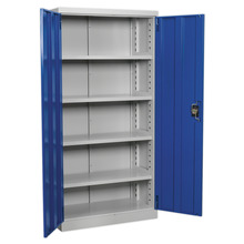 Premier Industrial™ Cabinet with 4 Shelves 1800mm