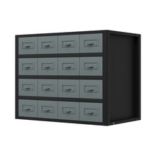 Modular Storage Mid Unit 16 Small Drawers 580mm