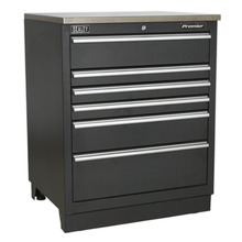Premier™ Heavy-Duty Modular Floor Cabinet 6 Drawer 775mm