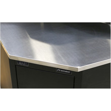 Sealey Premier™ Stainless Steel Corner Worktop 930mm