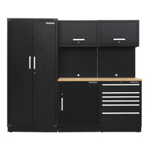 Premier™ Storage System with Hardwood Worktop 2.48m