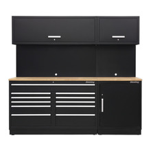 Sealey Premier™ Storage System with Hardwood Worktop 2.33m