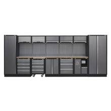 Superline PRO® Storage System with Wood Worktop 4.92m