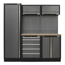 Sealey Superline PRO® Storage System with Wood Worktop 1.96m
