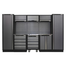 Superline PRO® Storage System with Stainless Worktop 3.24m