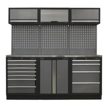 Superline PRO® Storage System with Stainless Worktop 2.04m