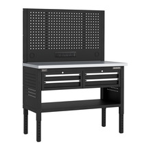 Sealey APMWB50COMBO2SS Superline PRO® Modular Workbench with 4 Drawers Stainless Steel Worktop 1265mm