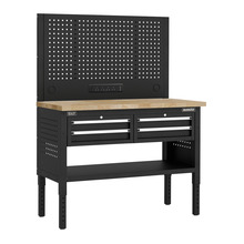 Sealey APMWB50COMBO2W Superline PRO® Modular Workbench with 4 Drawers Wooden Worktop 1265mm