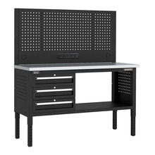 Sealey APMWB60COMBO1SS Superline PRO® Modular Workbench with 3 Drawers Stainless Steel Worktop 1525mm