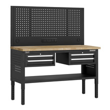 Sealey APMWB60COMBO3W Superline PRO® Modular Workbench with 4 Drawers Wooden Worktop 1525mm