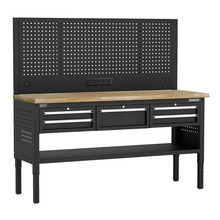 Sealey APMWB72COMBO3W Superline PRO® Modular Workbench with 5 Drawers Wooden Worktop 1830mm