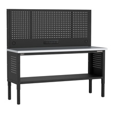 Sealey APMWB72COMBOSS Superline PRO® Modular Workbench with Pegboard Back Panel Stainless Steel Worktop 1830mm