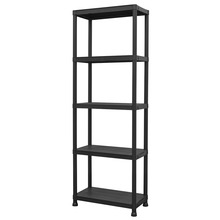 Sealey APPR5 Plastic Racking Unit with 5 Shelves 25kg Capacity Per Level