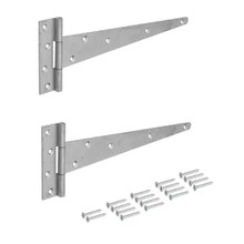 Eclipse 300 mm Strong Pattern 120 Tee Hinge - Galvanised - with Fixings - J93773