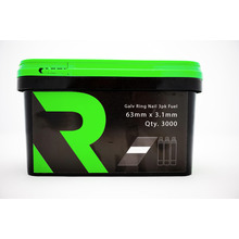 Rika FFNR004 1st Fix Collated Nails Galv Ring 63 x 3.1mm 3000pk (3pk Fuel Cells)