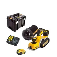 Dewalt DCP580P1 18V Brushless 82mm Planer with 1 x 5.0Ah Battery & Charger in Case