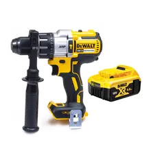 DeWalt DCD996N 18V XR 3-Speed Brushless Hammer Combi Drill (Body Only) & DCB184 5.0Ah Battery 