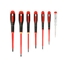 BE-9887S ERGO™ VDE Insulated Screwdriver Set, 7 Piece