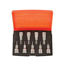 S9TORX 1/2in Drive Socket Set, 9 Piece