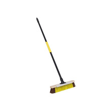 Heavy-duty Utility Broom with Metal Scraper 380mm (15in)