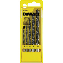 DeWalt CASSETTE, 5 BRAD POINT DRILLS