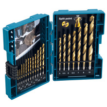 Makita D-67527 HSS TiN Metal Drill Bit Set 19pc