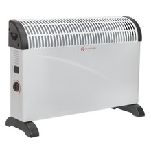 Sealey CD2005 Convector Heater with 3 Heat Settings Thermostat 2000W/230V