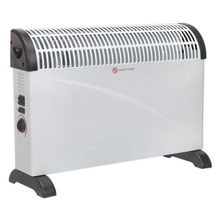 Sealey CD2005T Convector Heater with 3 Heat Settings Thermostat & Turbo Fan 2000W