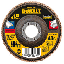 DeWalt EX Flap Disc 115mm X 22.2mm X 40G