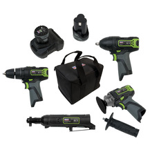 Sealey 4 x SV10.8 Series Cordless Power Tool Kit 10.8V - 2 Batteries