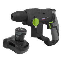 Sealey CP108VSDS SV10.8 Series Cordless SDS Plus Rotary Hammer Drill Kit 10.8V 2Ah