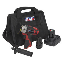 Sealey CP1205KIT SV12 Series 71mm Cordless Polisher Kit 12V 2Ah - 2 Batteries
