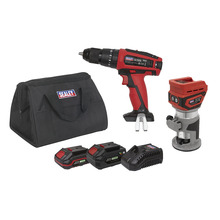 2 x SV20 Series Cordless Power Tool Kit 20V - 2 Batteries