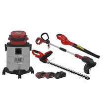 4 x SV20 Series Cordless Garden Power Tool Kit 20V - 2 Batteries