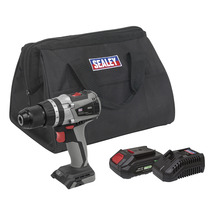 Sealey CP20VDDXKIT1 Premier SV20 Series 13mm Brushless Cordless Combi Drill Kit 20V 2Ah