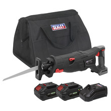Premier SV20 Series Brushless Cordless Reciprocating Saw 20V 4Ah Kit - 2 Batteries