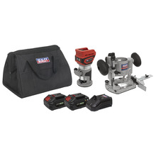 SV20 Series Cordless Trimming Router Kit 20V 4Ah - 2 Batteries