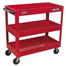 Sealey CX108 American PRO&reg; Heavy-Duty Workshop Trolley 3-Level