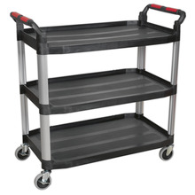 Composite Workshop Trolley 3-Level/3 Wall
