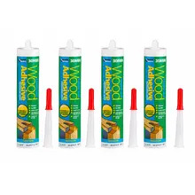 Everbuild 484684x4 Lumberjack 30 MIN PU Wood Adhesive Tube 310 mL x 4