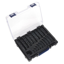 Sealey DBS170RF HSS Roll Forged Drill Bit Assortment 1-10mm 170pc