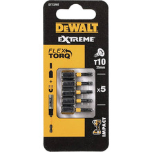 DeWalt T10 25mm 5pk FLEXTORQ