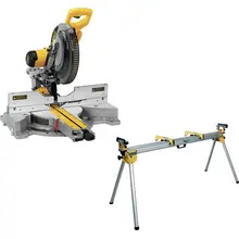 DeWalt DWS780-GB 240v 305mm Compound Slide Mitre Saw with DE7023 Leg Stand