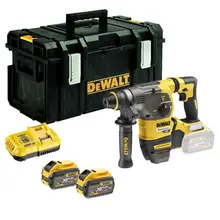 DeWalt DCH333X2 54V Flexvolt SDS Plus Hammer Drill With 2 x 9Ah Batteries