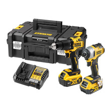DeWALT DEWDCK2062P2 Power Tools DCK2062P2T XR Brushless Twin Pack 18V 2 x 5.0Ah Li-ion XMS25DEWPACK
