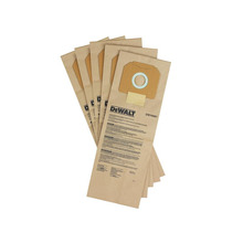DeWALT Power Tools DWV9401 Paper Dust Bag (Pack 5)